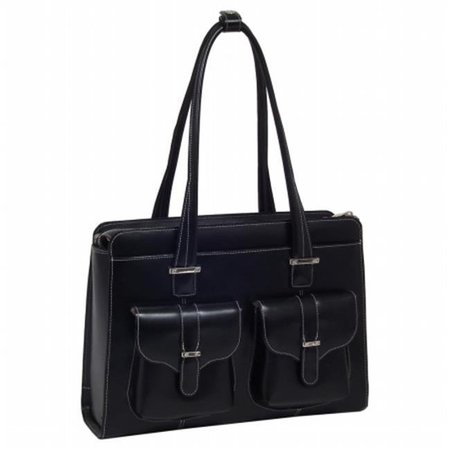 MCKLEINUSA McKlein 96545 Alexis 96545- Black Leather Ladies Briefcase 96545